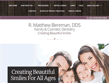 Tablet Screenshot of drbereman.com